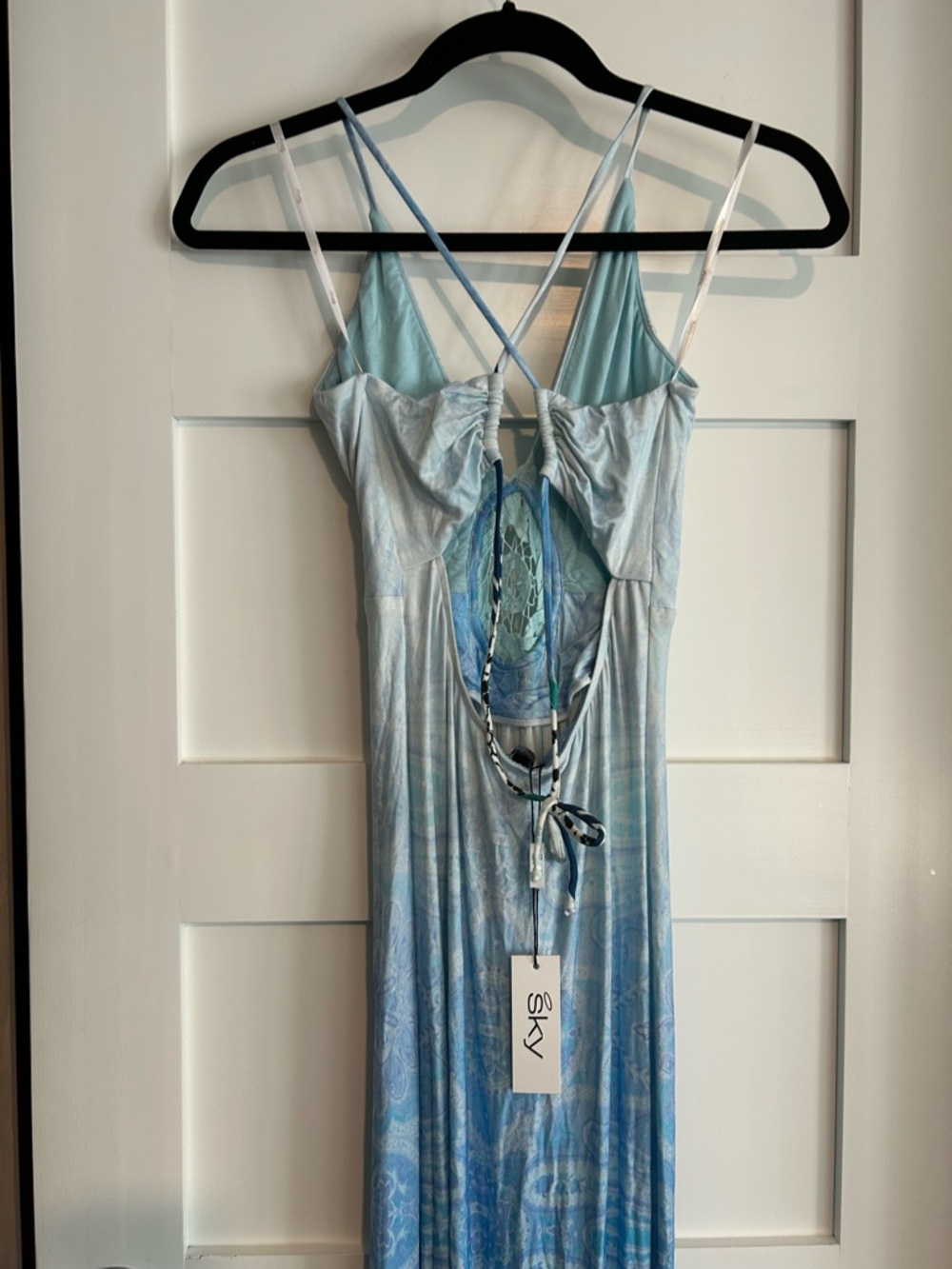 Sky Rigel Floral Bohemian Maxi Dress Size Large New with tag - Picture 6 of 11